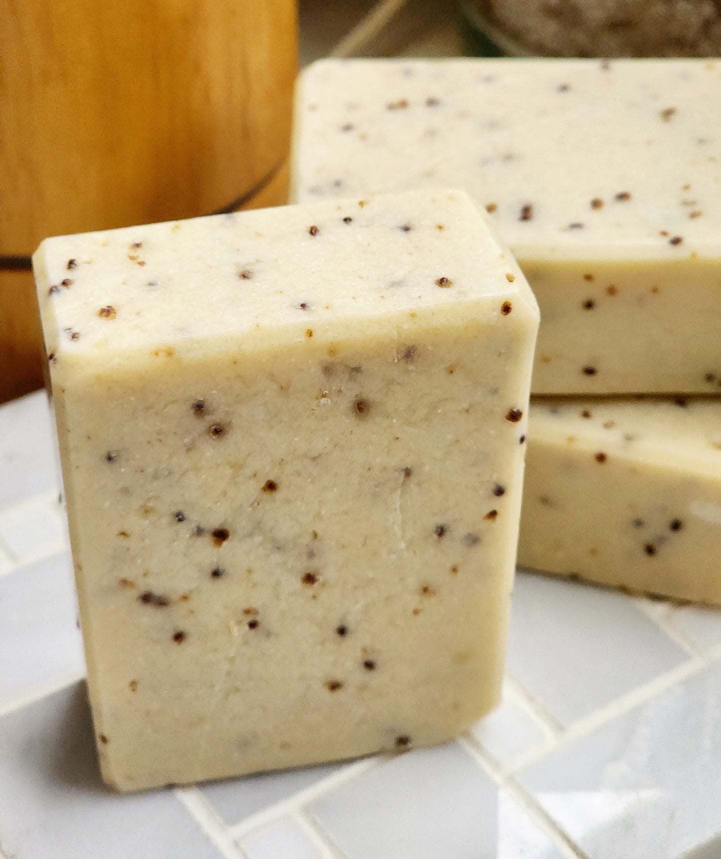 Rum Seed ~ Exfoliating Chia Seed Soap - Sweetest Indulgence