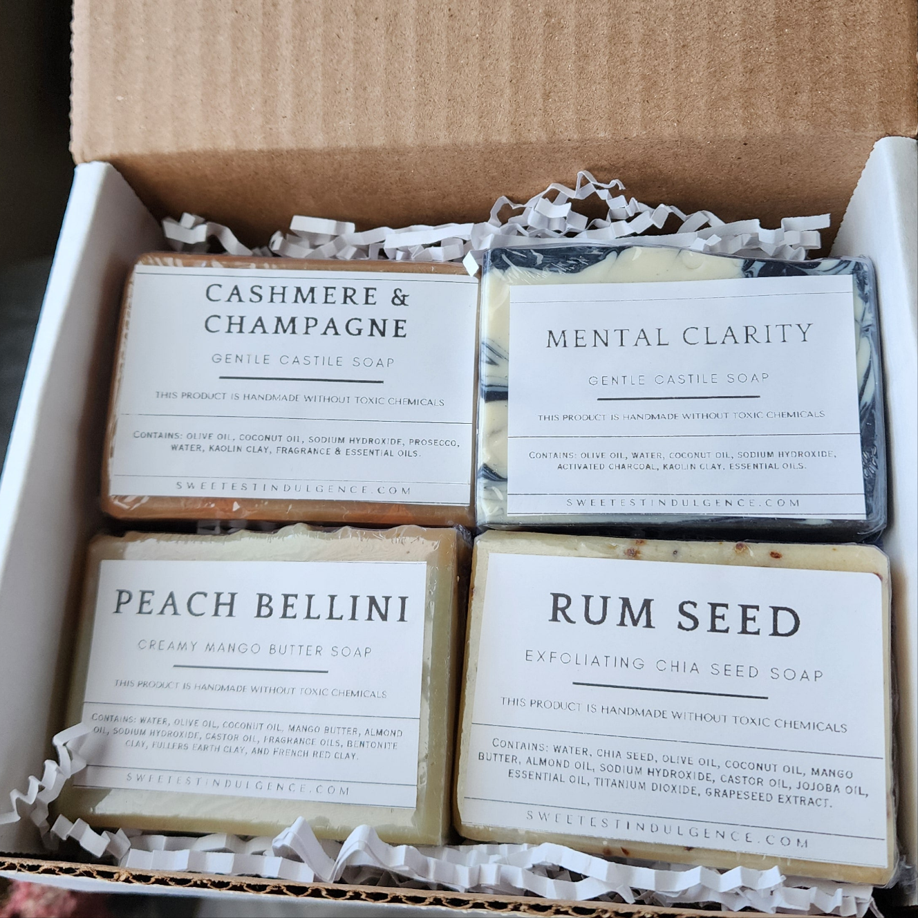 Sweet Serenity Artisanal Soap Bar Collection ๐งผ Sweetestindulgence.com