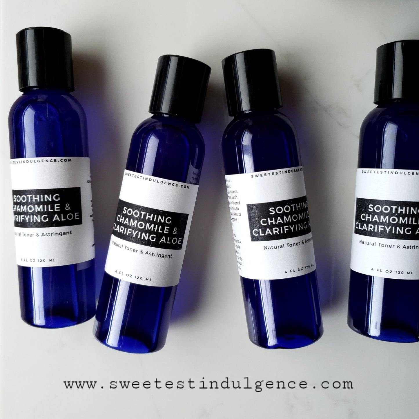 Soothing Chamomile & Clarifying Aloe Natural Toner & Astringent - Sweetest Indulgence