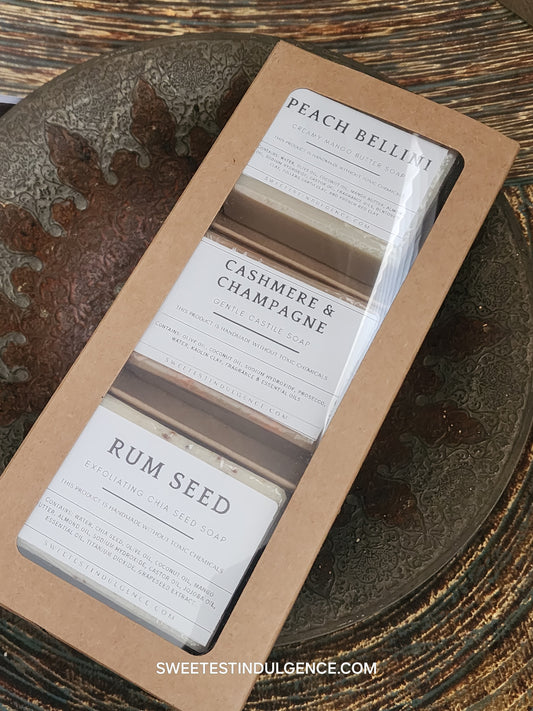 ✨ LUXE TRINITY COLLECTION ✨ Handcrafted Soap Bars | Handmade Natural Skincare